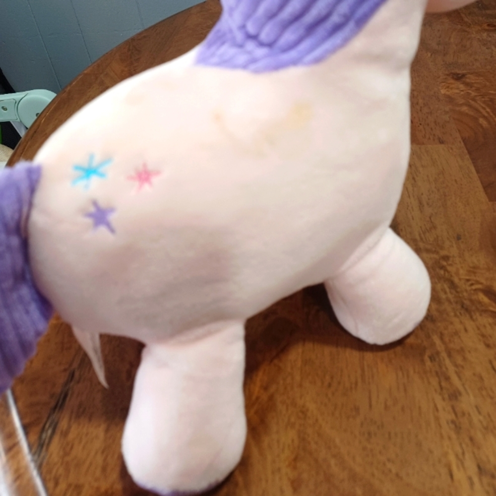 ✓Kohl's Cares 11" Plush Unicorn Pink & Purple Blue Horn Lovey fairy core - Picture 7 of 7